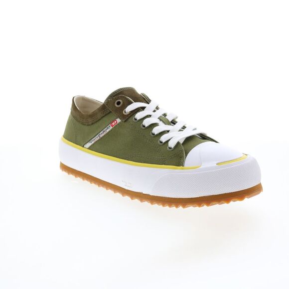 Diesel Mens S-Principia Low Green Shoes (NWT) - Picture 2 of 7